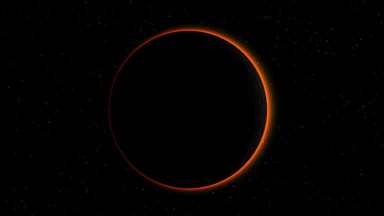 Moon Ring of Fire Solar Eclipse