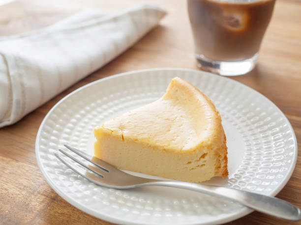 istock Homemade cheese cake on plate 1631545437