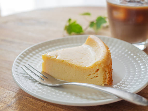 istock Homemade cheese cake on plate 1631545447