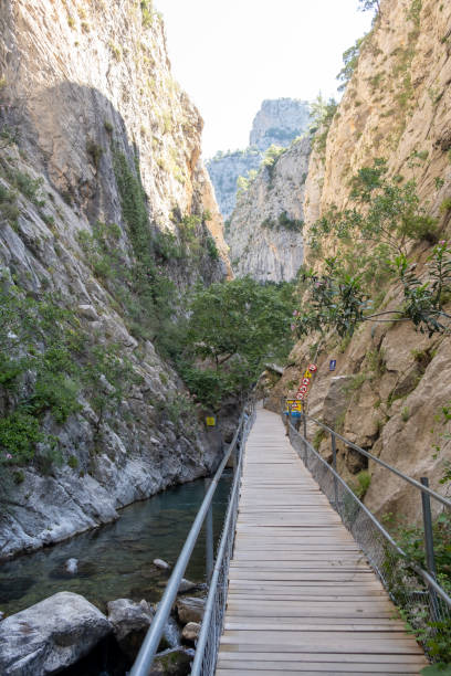 istock A beautiful mountain gorge with a river and a waterfall 1631584184