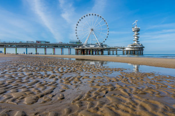 istock Scheveningen pier viewed from the sandy beach, The Hague, Netherlands 1631589241