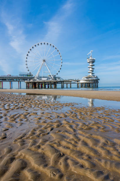 istock Scheveningen pier viewed from the sandy beach, The Hague, Netherlands 1631589245
