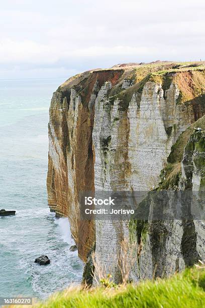 Etretat - Fotografie stock e altre immagini di Alabastro - Alabastro, Alta Normandia, Ambientazione esterna