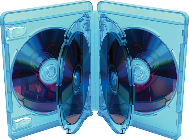 blu-ray диск box - blu ray disc stock illustrations