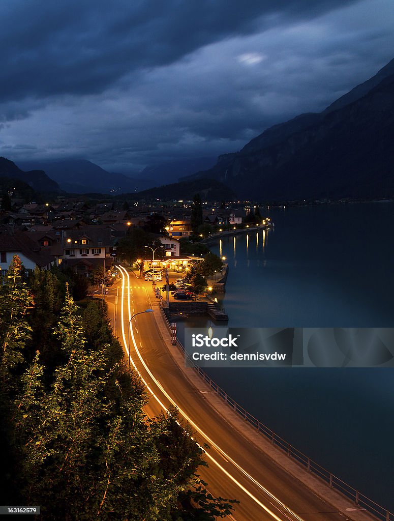 Brienz in der Dämmerung - Lizenzfrei Abenddämmerung Stock-Foto