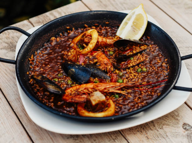 istock A typical Valencian seafood paella with rice 1631636794