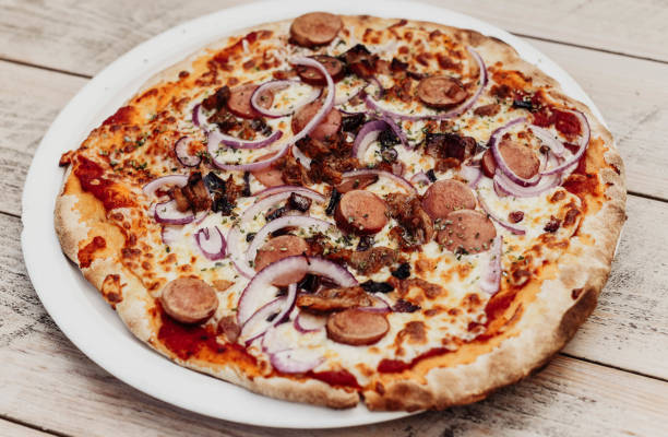 Neapolitan pizza with top quality fresh ingredients