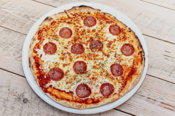 Neapolitan pizza with top quality fresh ingredients