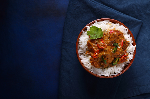 Beef Curry and Basmati Rice