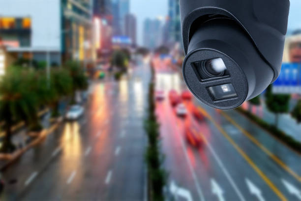 istock CCTV Camera or surveillance Operating on traffic road. 1631645175