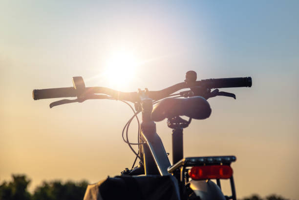 E-bike at sunset