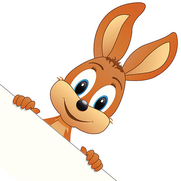 easter bunny vector art illustration