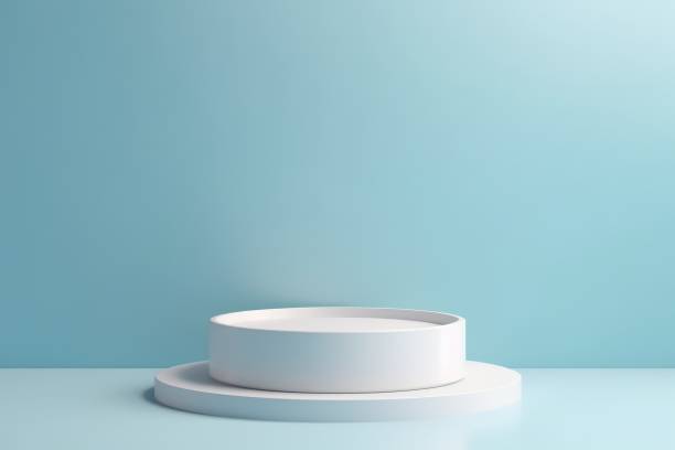 istock 3D Abstract minimal podium with bright colors 1631687646