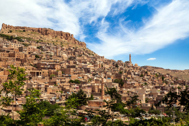istock Mardin old town with bright blue sky - Mardin, Turkey 1631691574