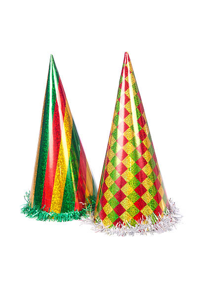 istock Party hats isolated on the white 163169652