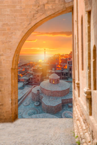 istock Mardin old town at sunset - Mardin, Turkey 1631700493