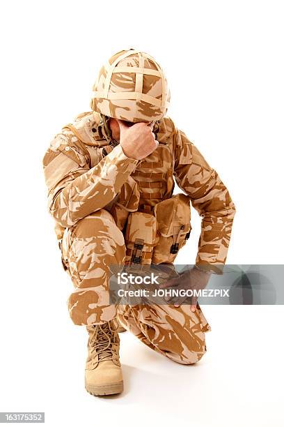 Shell Shocked Soldier Stock Photo - Download Image Now - Armed Forces, Army Soldier, Combat Boot