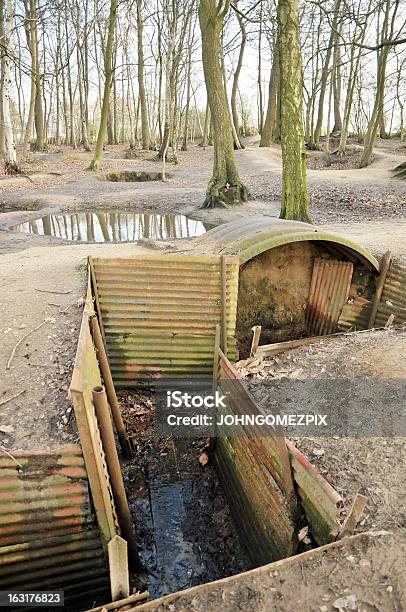 World War Eines Trenchcoats Belgien Stockfoto und mehr Bilder von Barrikade - Barrikade, Baum, Bauwerk