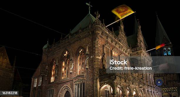 Townhall Bremen À Noite - Fotografias de stock e mais imagens de Alemanha - Alemanha, Antigo, Ao Ar Livre