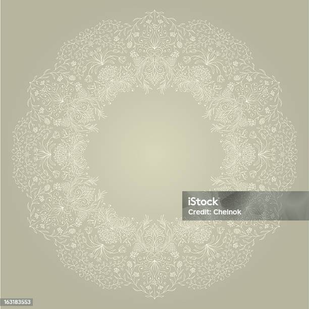 Vector Round Ornament Stock Illustration - Download Image Now - Abstract, Arabic Style, Art