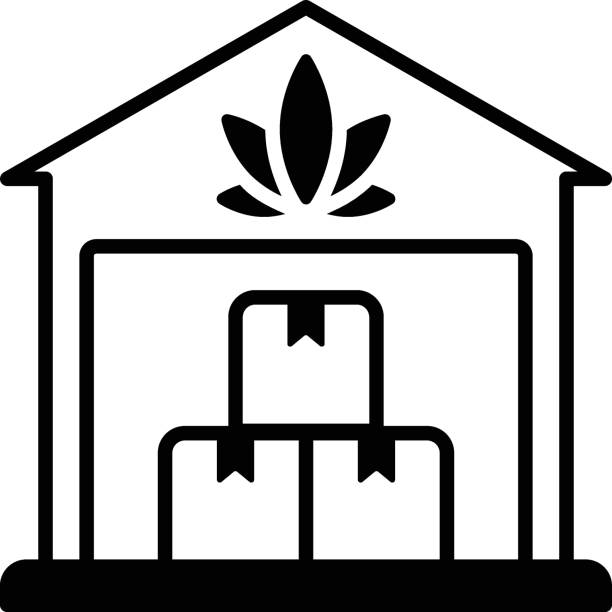 Hash Manufacturers and Suppliers vector icon design, Cannabis and marijuana symbol, thc and cbd sign, recreational herbal drug stock illustration, Hemp or Weed Barn concept Hash Manufacturers and Suppliers vector icon design, Cannabis and marijuana symbol, thc and cbd sign, recreational herbal drug stock illustration, Hemp or Weed Barn concept dioecious stock illustrations