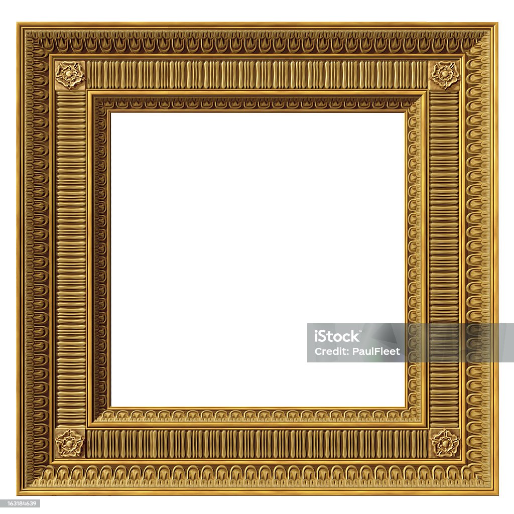 neoclassical Moldura Quadrada - Royalty-free Antiguidade Foto de stock