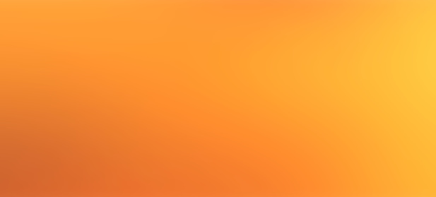 Abstract panoramic orange gradations background with copy space for text