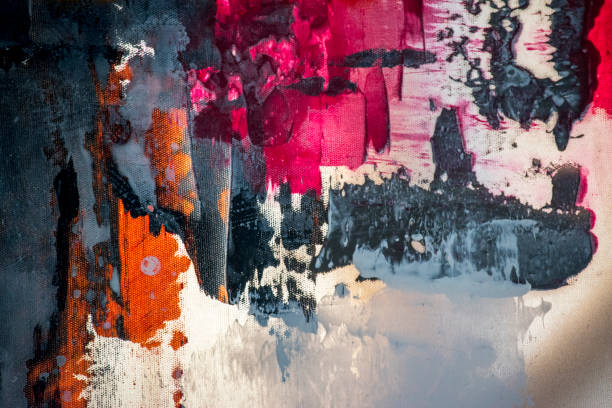 istock Colorful abstract background. painting on canvas 1631880820