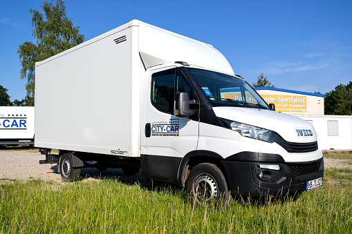 Güstrow, Germany - June 17, 2020: Iveco Daily of CITY-CAR