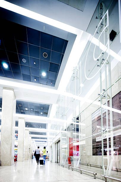 istock Contemporary shopping centre 163190484