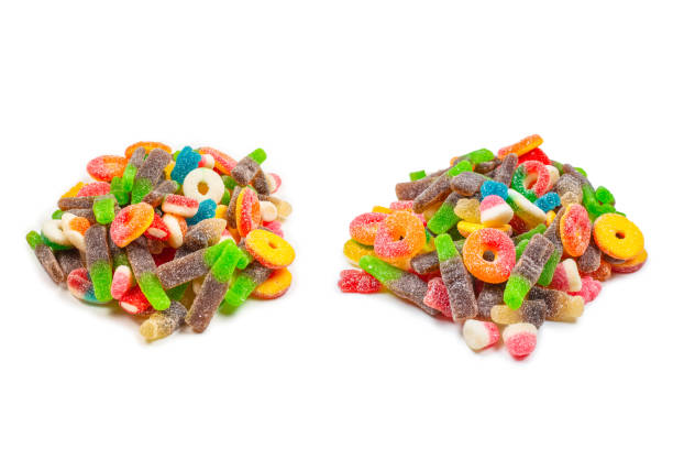 istock Assorted gummy candies. Top view. Jelly  sweets. 1631923292