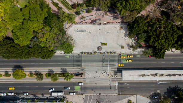 istock Aerial view of a street 1631963348