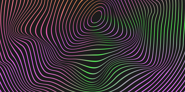 Abstract technology circle wave line background. Modern futuristic background