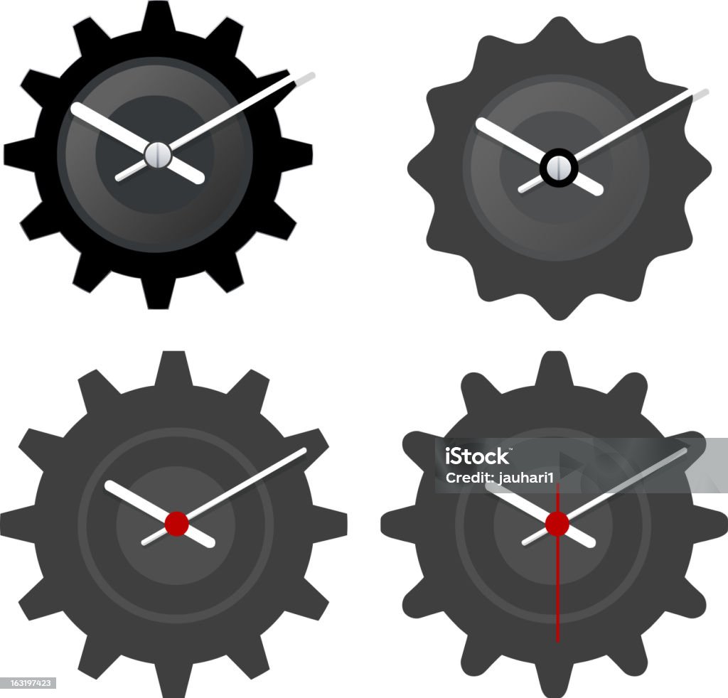 Icono de reloj - arte vectorial de Aguja - Mercería libre de derechos