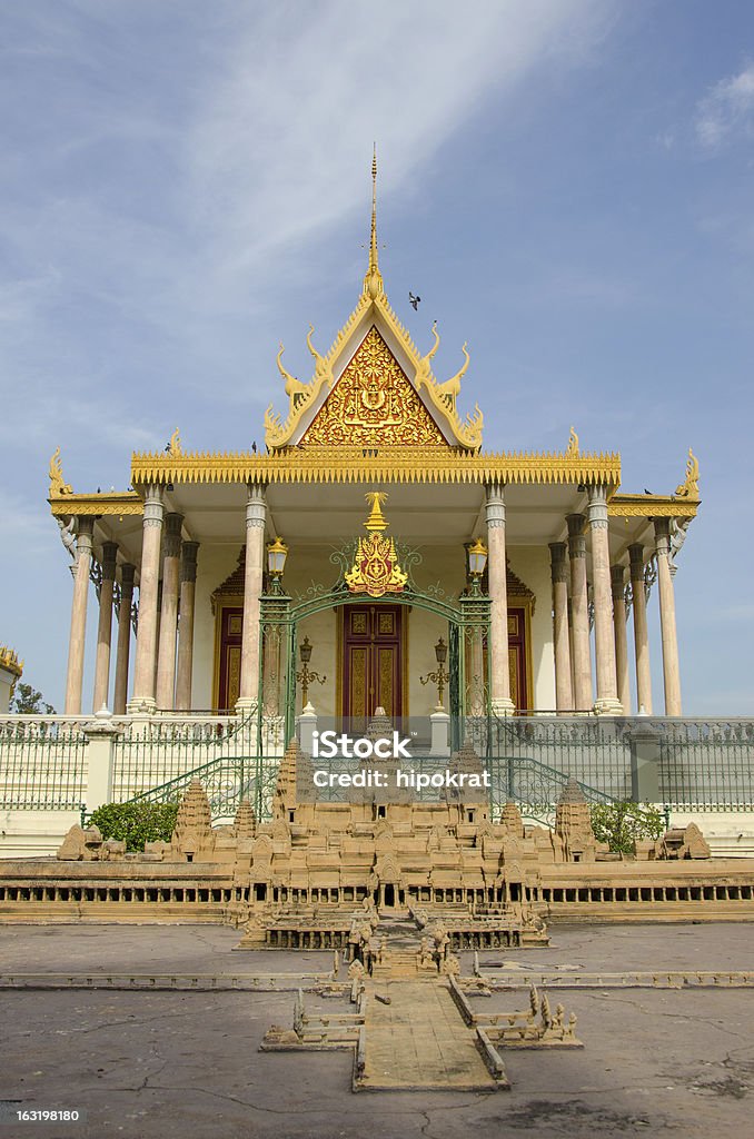 Phnom Penh, Cambogia, Tempio di Preah Keo complessi - Foto stock royalty-free di Angkor Wat