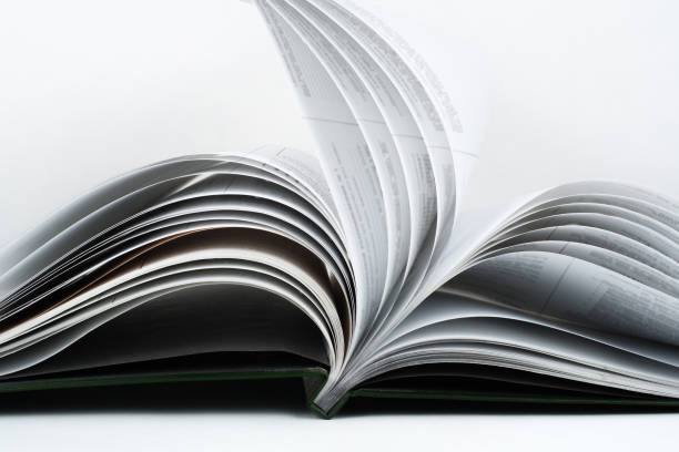 istock Macro view of book pages. Concept passion and fire, sail. 1632001112
