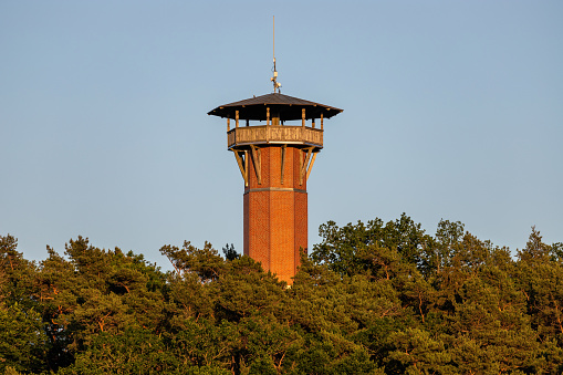 observation tower in Krakow am See, Germany
