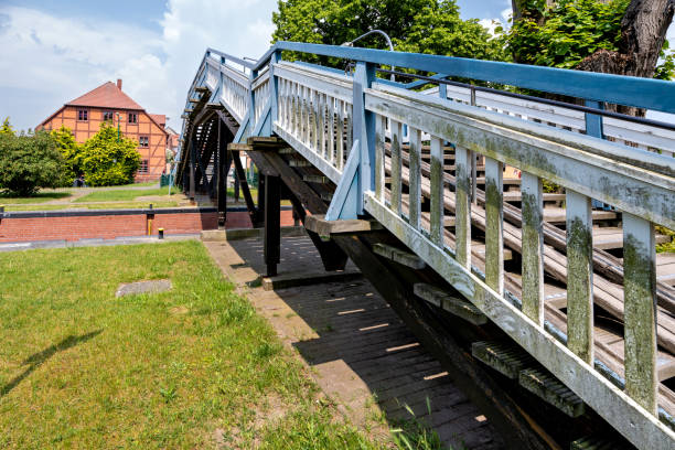 istock footbridge called ‘chicken ladder’ over the river Elde in Plau am See, Germany 1632015459