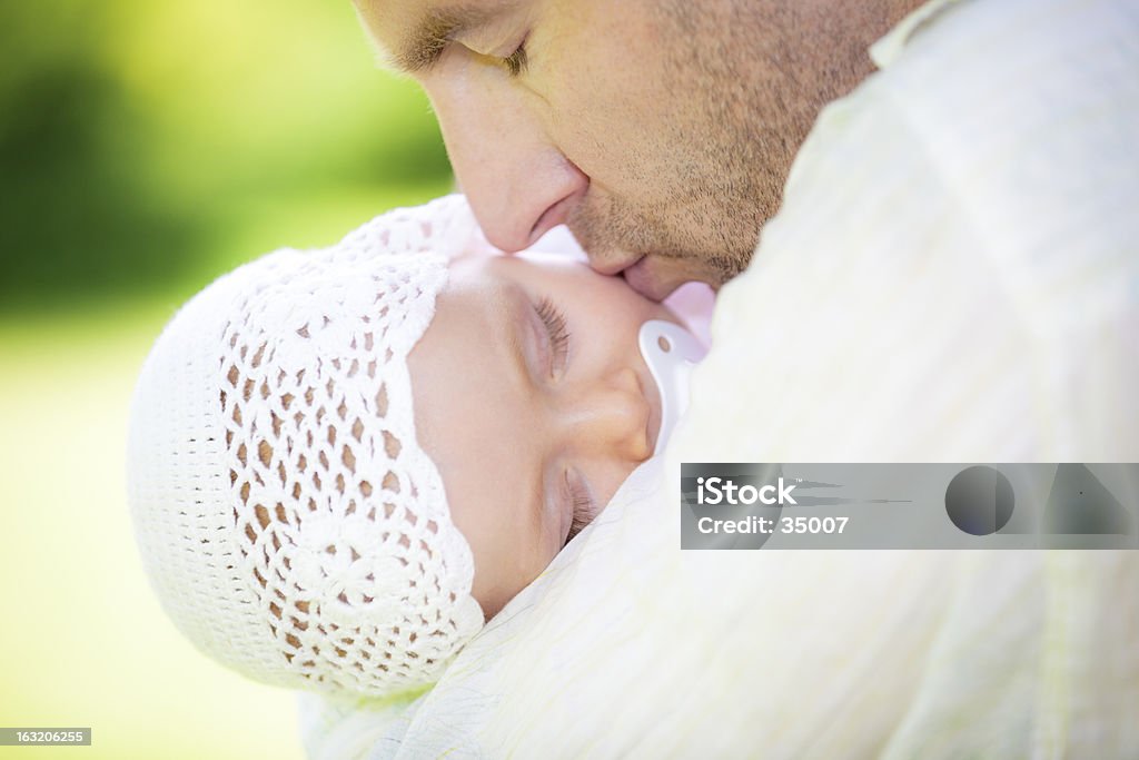 Padre e neonato - Foto stock royalty-free di 0-1 Mese