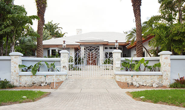 istock Gated single-family home 163206377