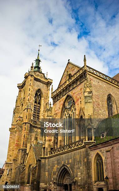 Igreja De Saint Martin - Fotografias de stock e mais imagens de Alsácia - Alsácia, Arenito, Barroco