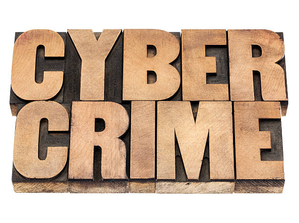 istock cyber crime in wood type 163209174