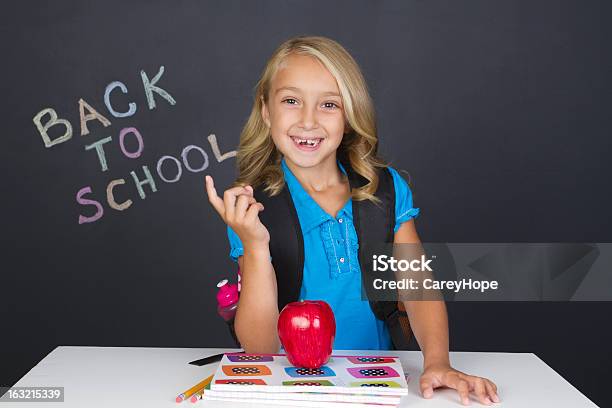 School Concept Stock Photo - Download Image Now - 6-7 Years, Apple - Fruit, Back to School