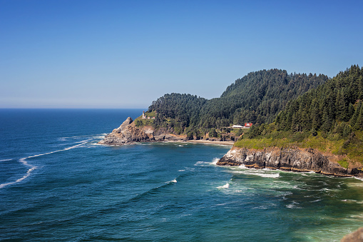 Heceta Head Lighthouse from a distance