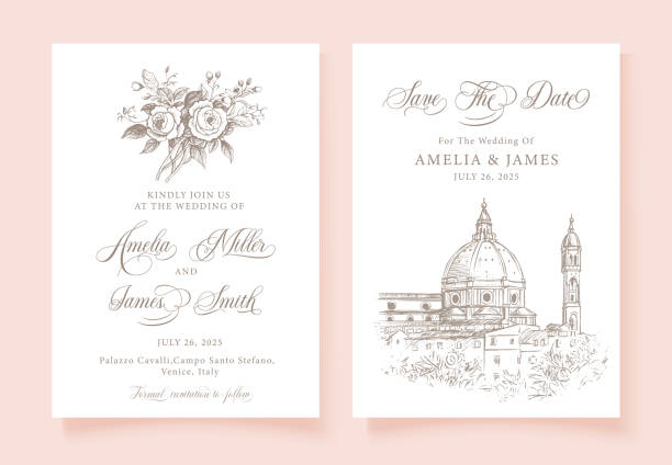 Vintage Floral Wedding Invitation, Save The Date , blue antique wedding.