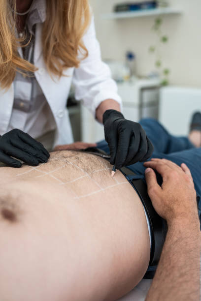 istock Handsome mature man at modern beauty treatment 1632197493