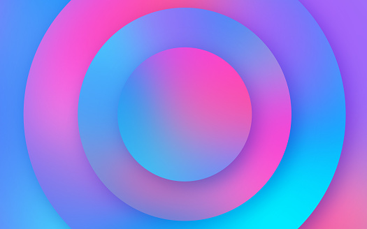 Abstract circle layer modern gradient background.