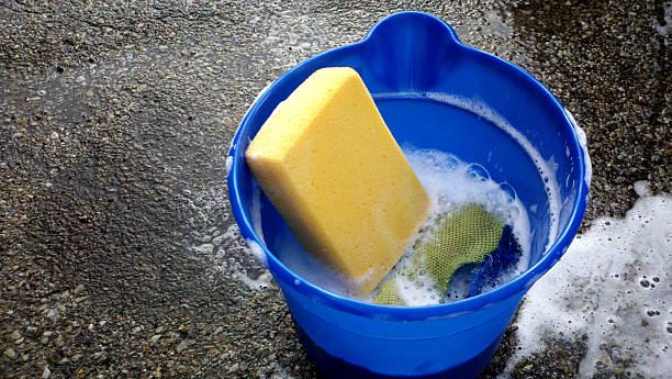 Soapy bucket for car washing