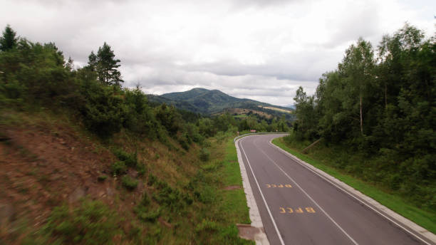 Road trip in Carpathian Mountains