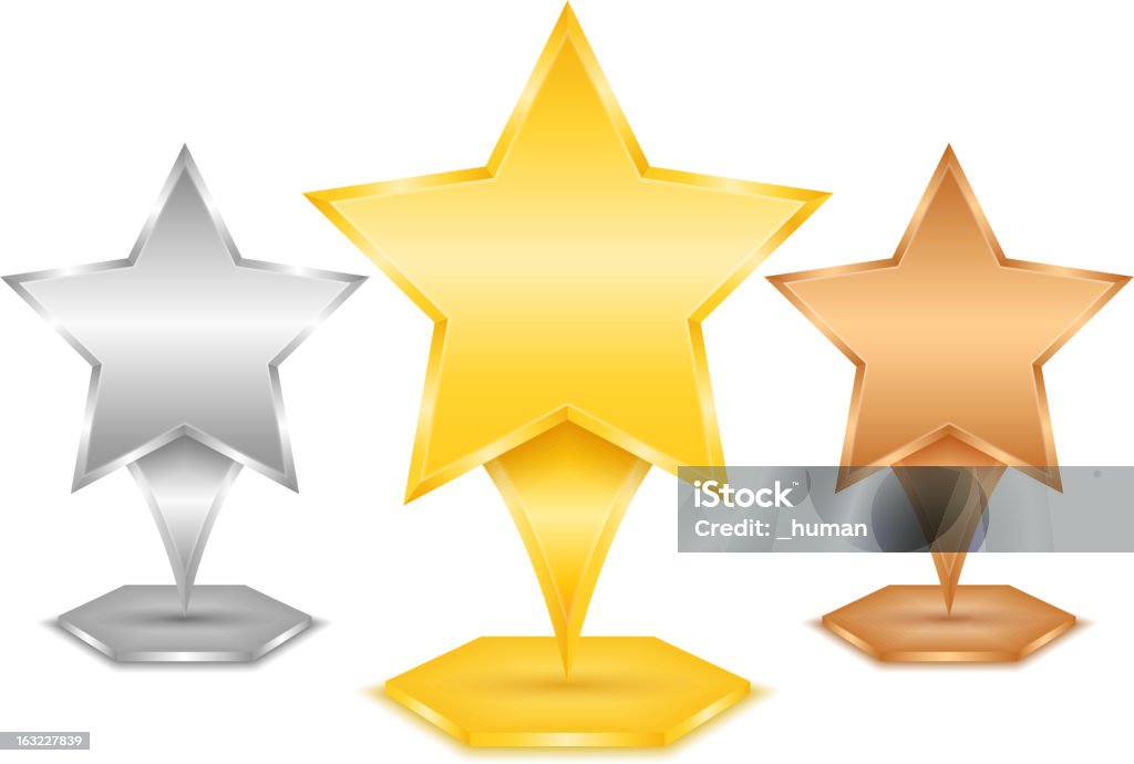 Estrelas - Vetor de Amarelo royalty-free